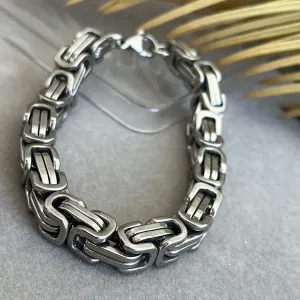 Pulseira em aço masculina Peruana