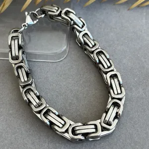 Pulseira em aço masculina Peruana