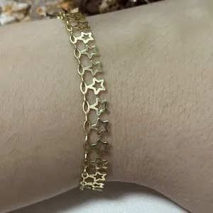 Pulseira com estrelinhas