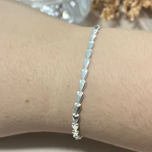 Pulseira coração com extensor